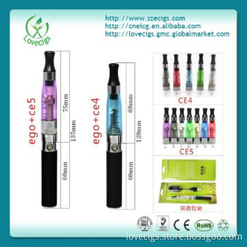 New cheapest 650mah/900mah/1100mah ego ce5 blister kit